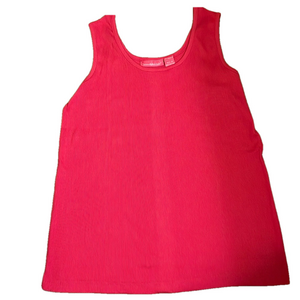 Woman Within pink tank top size medium